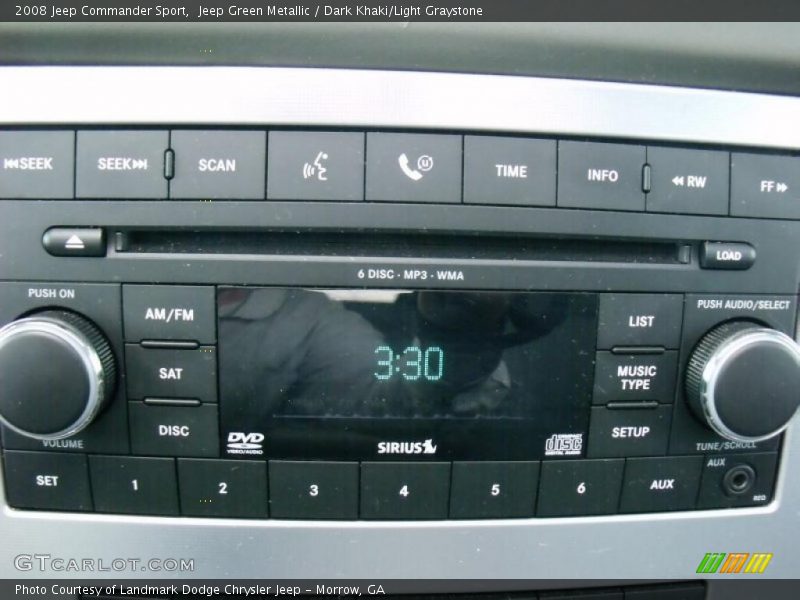 Jeep Green Metallic / Dark Khaki/Light Graystone 2008 Jeep Commander Sport