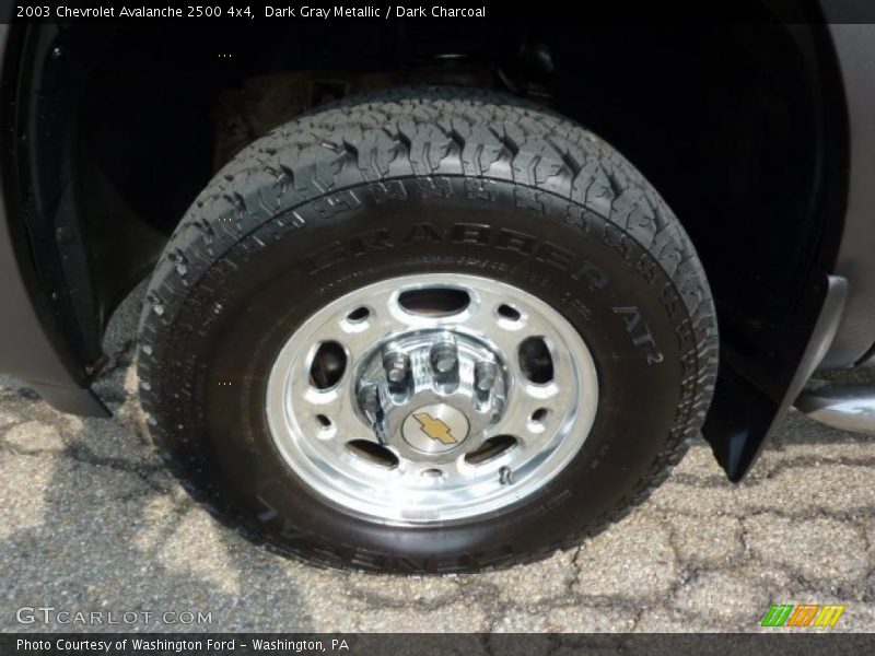 Dark Gray Metallic / Dark Charcoal 2003 Chevrolet Avalanche 2500 4x4