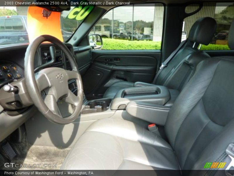Dark Gray Metallic / Dark Charcoal 2003 Chevrolet Avalanche 2500 4x4