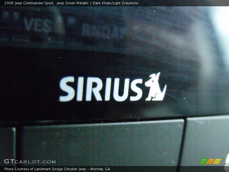 Jeep Green Metallic / Dark Khaki/Light Graystone 2008 Jeep Commander Sport