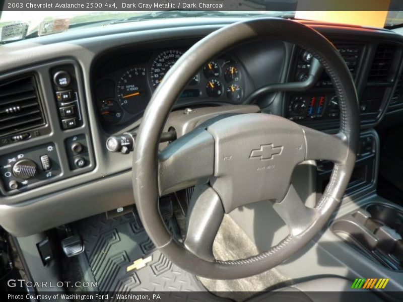 Dark Gray Metallic / Dark Charcoal 2003 Chevrolet Avalanche 2500 4x4