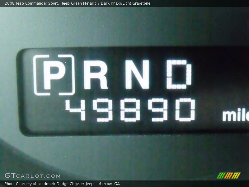 Jeep Green Metallic / Dark Khaki/Light Graystone 2008 Jeep Commander Sport