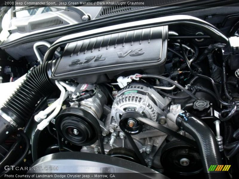 Jeep Green Metallic / Dark Khaki/Light Graystone 2008 Jeep Commander Sport