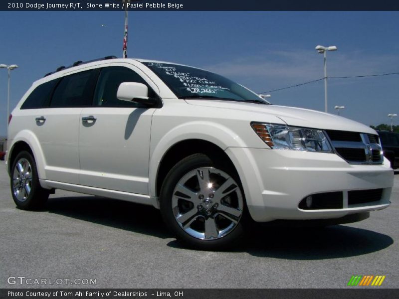 Stone White / Pastel Pebble Beige 2010 Dodge Journey R/T