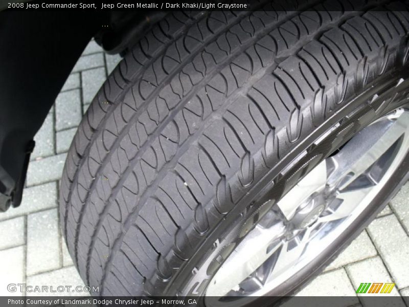 Jeep Green Metallic / Dark Khaki/Light Graystone 2008 Jeep Commander Sport