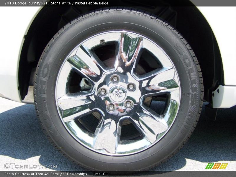 Stone White / Pastel Pebble Beige 2010 Dodge Journey R/T