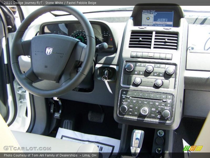 Stone White / Pastel Pebble Beige 2010 Dodge Journey R/T