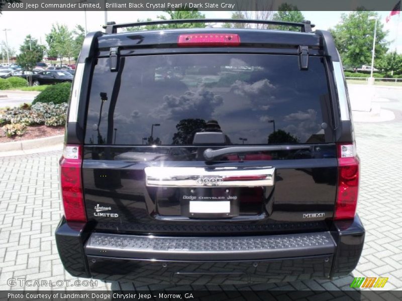 Brilliant Black Crystal Pearl / Dark Slate Gray 2008 Jeep Commander Limited