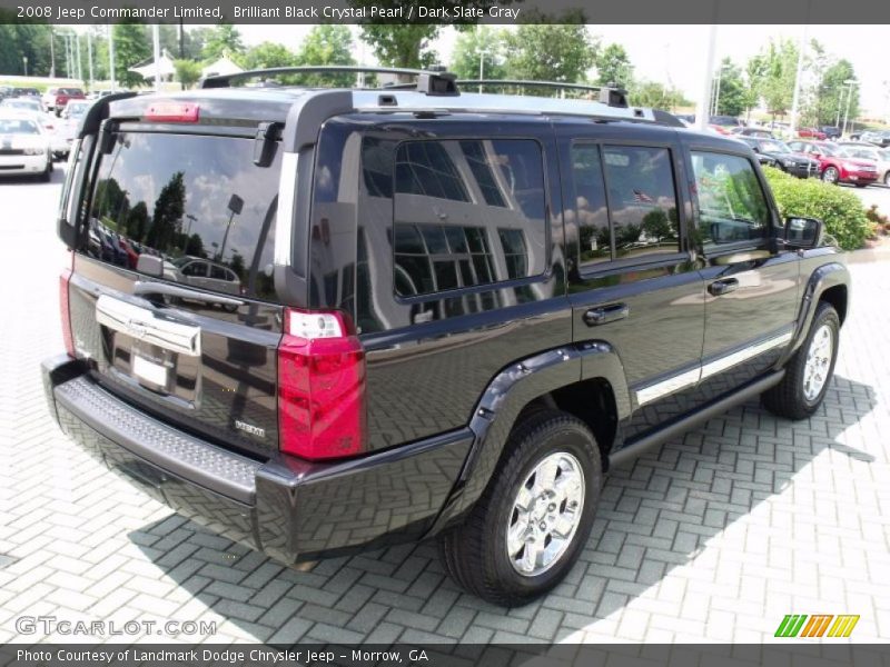 Brilliant Black Crystal Pearl / Dark Slate Gray 2008 Jeep Commander Limited