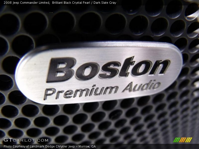 Brilliant Black Crystal Pearl / Dark Slate Gray 2008 Jeep Commander Limited