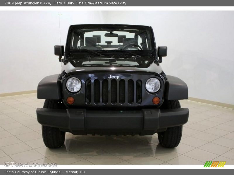 Black / Dark Slate Gray/Medium Slate Gray 2009 Jeep Wrangler X 4x4