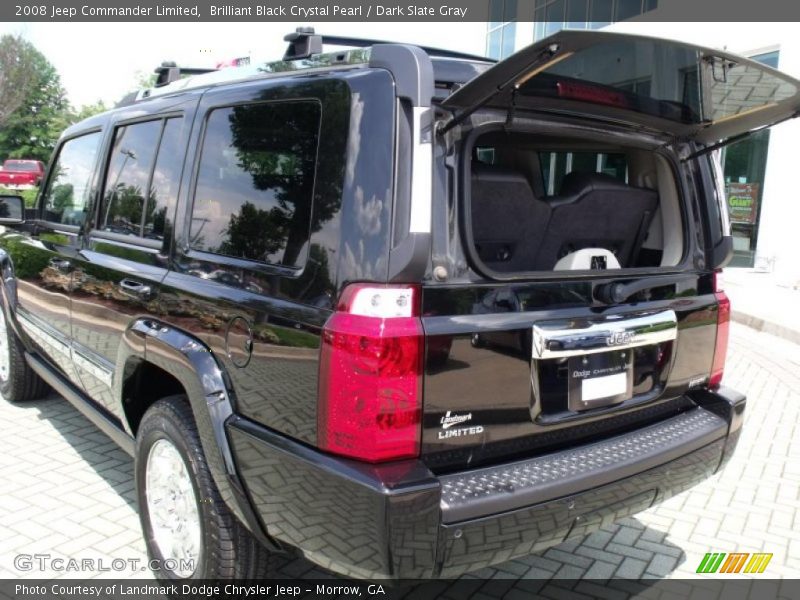 Brilliant Black Crystal Pearl / Dark Slate Gray 2008 Jeep Commander Limited