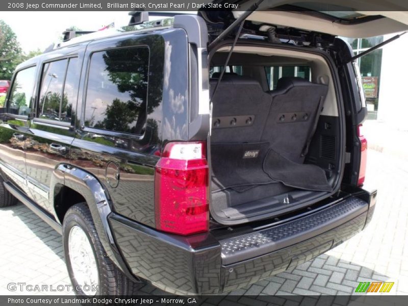 Brilliant Black Crystal Pearl / Dark Slate Gray 2008 Jeep Commander Limited