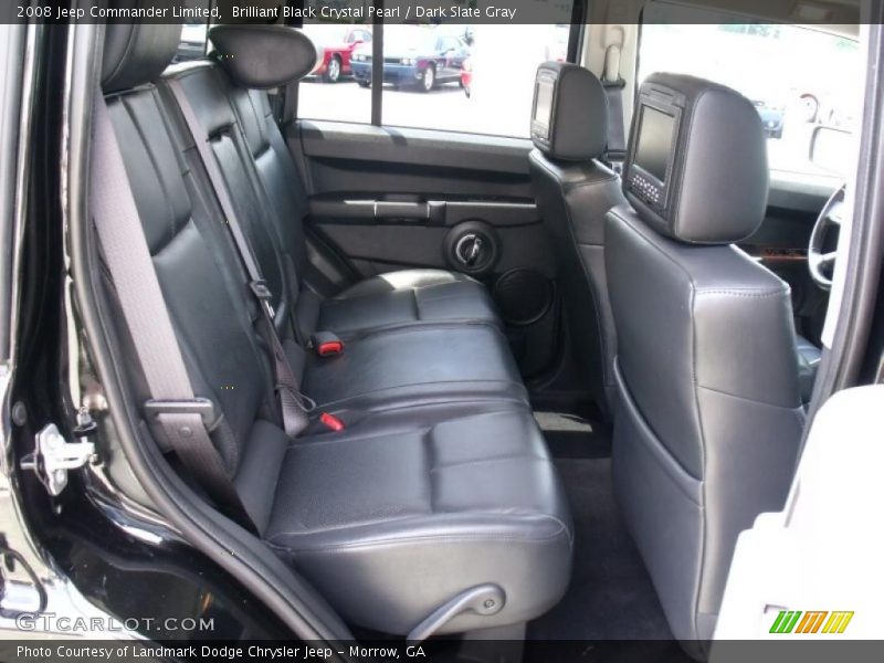 Brilliant Black Crystal Pearl / Dark Slate Gray 2008 Jeep Commander Limited
