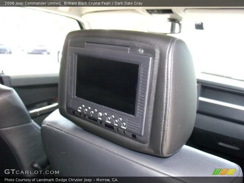 Brilliant Black Crystal Pearl / Dark Slate Gray 2008 Jeep Commander Limited
