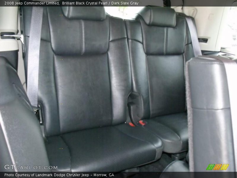 Brilliant Black Crystal Pearl / Dark Slate Gray 2008 Jeep Commander Limited
