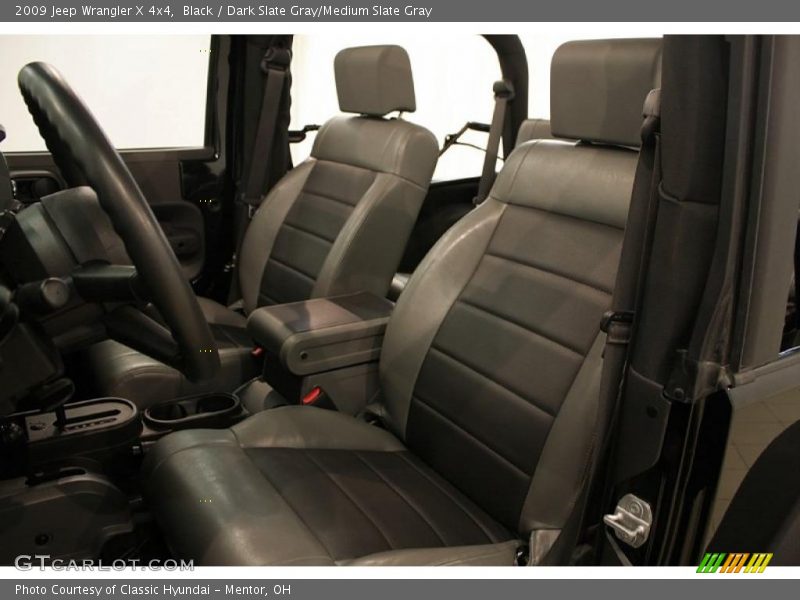 Black / Dark Slate Gray/Medium Slate Gray 2009 Jeep Wrangler X 4x4