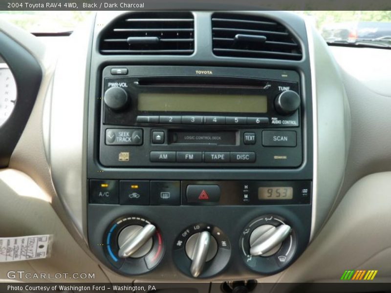 Black / Dark Charcoal 2004 Toyota RAV4 4WD