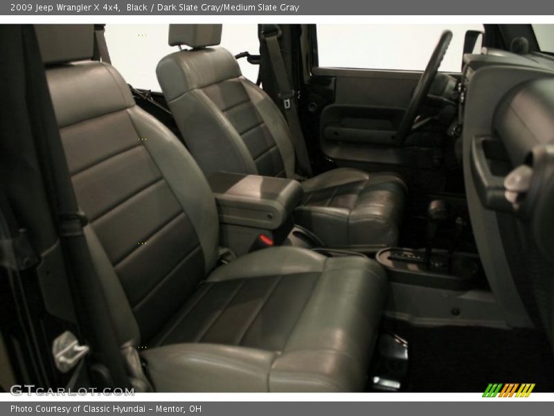 Black / Dark Slate Gray/Medium Slate Gray 2009 Jeep Wrangler X 4x4