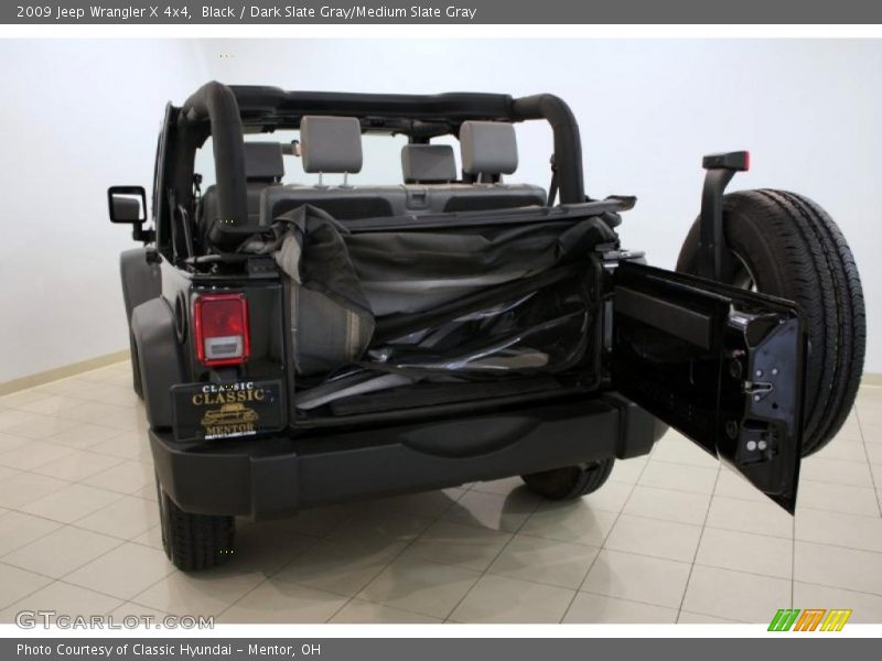 Black / Dark Slate Gray/Medium Slate Gray 2009 Jeep Wrangler X 4x4