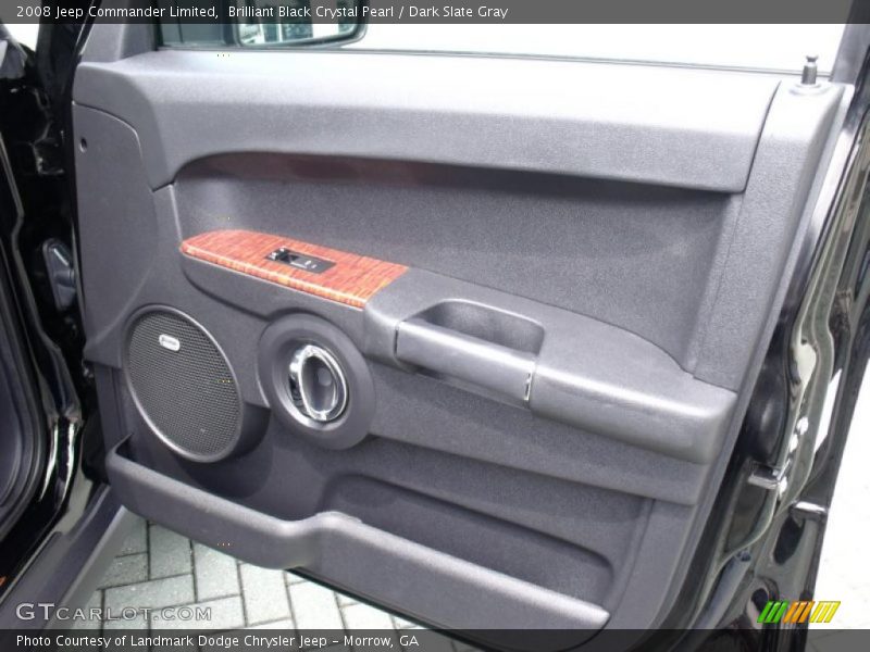 Brilliant Black Crystal Pearl / Dark Slate Gray 2008 Jeep Commander Limited