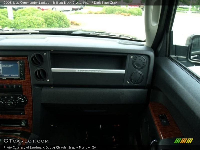 Brilliant Black Crystal Pearl / Dark Slate Gray 2008 Jeep Commander Limited