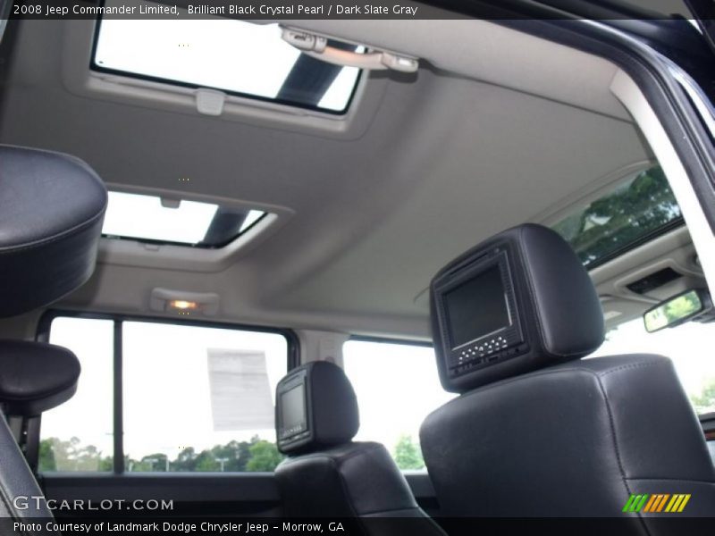 Brilliant Black Crystal Pearl / Dark Slate Gray 2008 Jeep Commander Limited