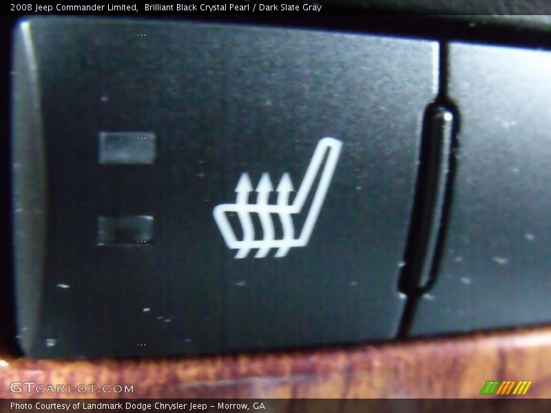 Brilliant Black Crystal Pearl / Dark Slate Gray 2008 Jeep Commander Limited