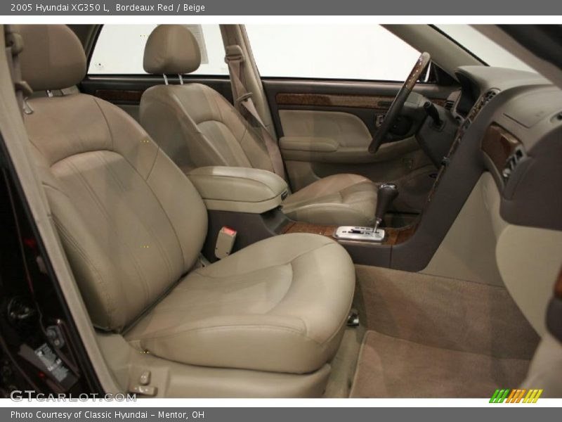 Bordeaux Red / Beige 2005 Hyundai XG350 L
