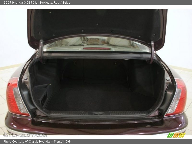 Bordeaux Red / Beige 2005 Hyundai XG350 L