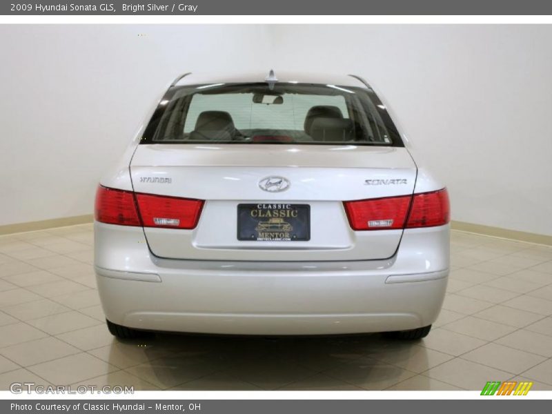 Bright Silver / Gray 2009 Hyundai Sonata GLS