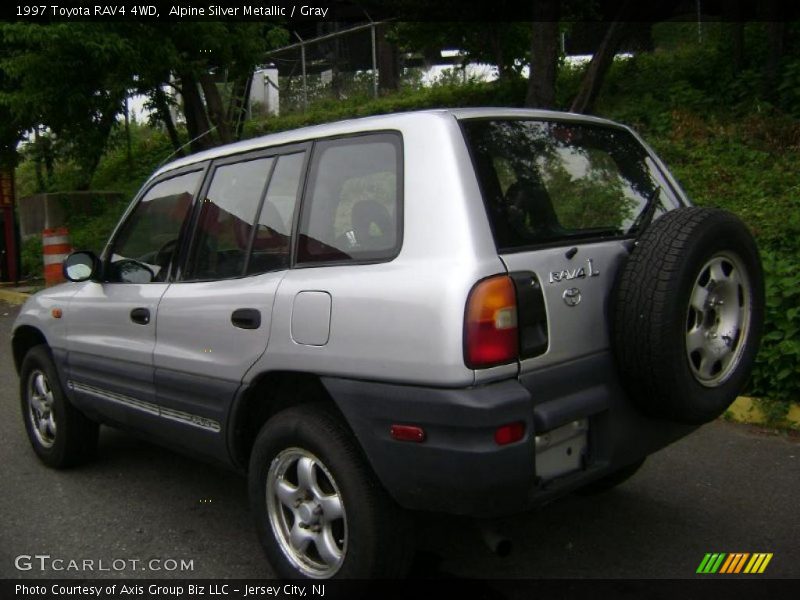 Alpine Silver Metallic / Gray 1997 Toyota RAV4 4WD