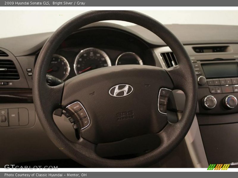 Bright Silver / Gray 2009 Hyundai Sonata GLS