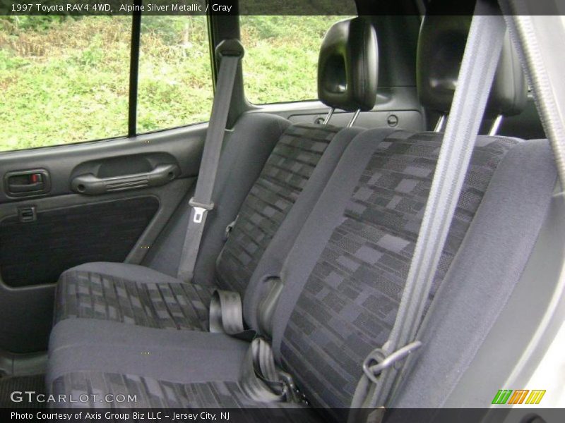 Alpine Silver Metallic / Gray 1997 Toyota RAV4 4WD