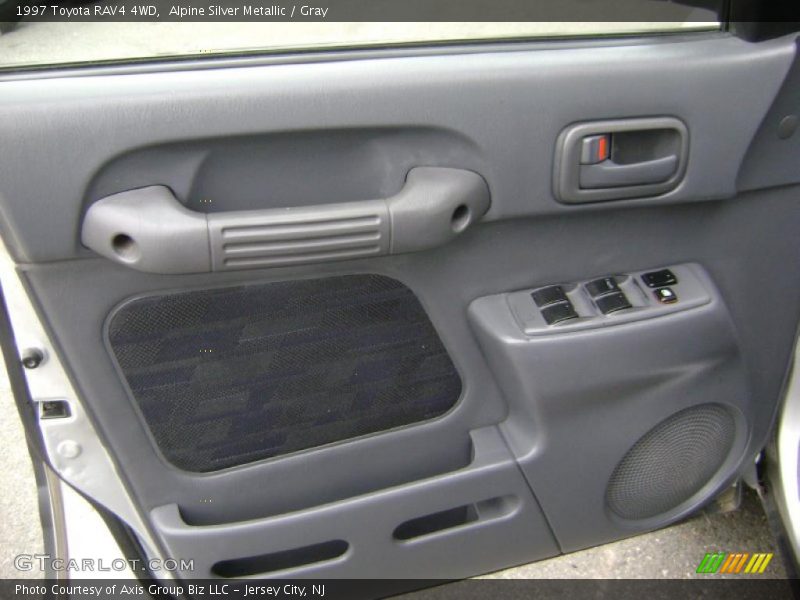 Alpine Silver Metallic / Gray 1997 Toyota RAV4 4WD