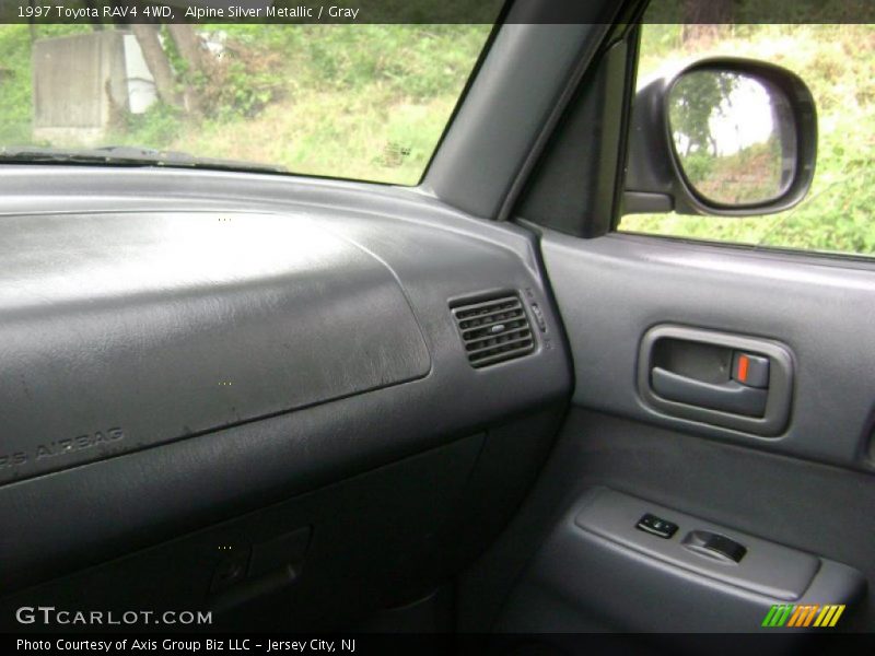 Alpine Silver Metallic / Gray 1997 Toyota RAV4 4WD