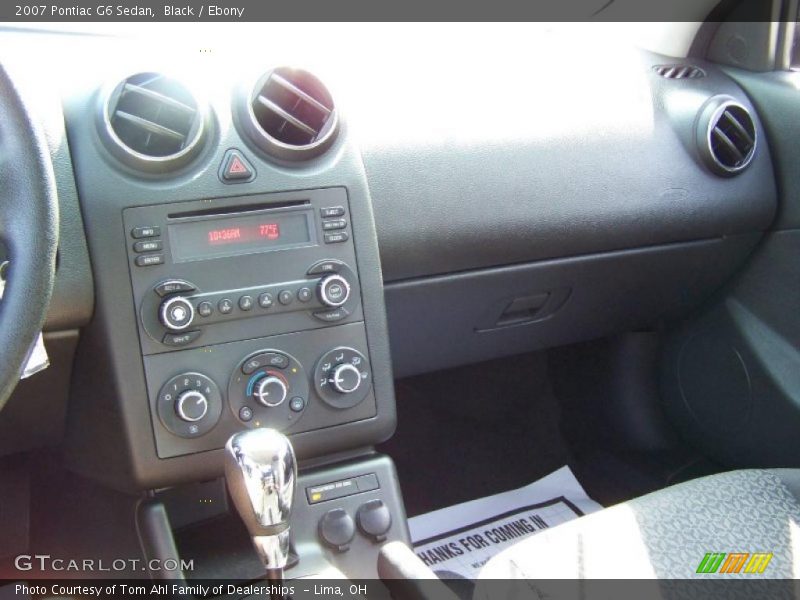 Black / Ebony 2007 Pontiac G6 Sedan