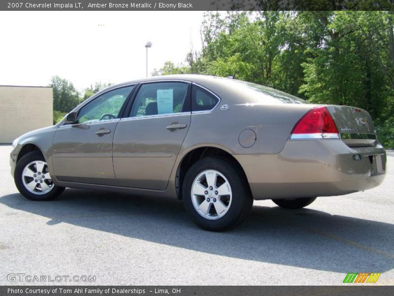 Amber Bronze Metallic / Ebony Black 2007 Chevrolet Impala LT
