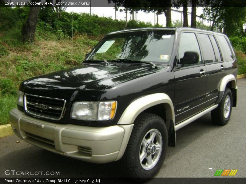 Ebony Black / Gray 1998 Isuzu Trooper S 4x4