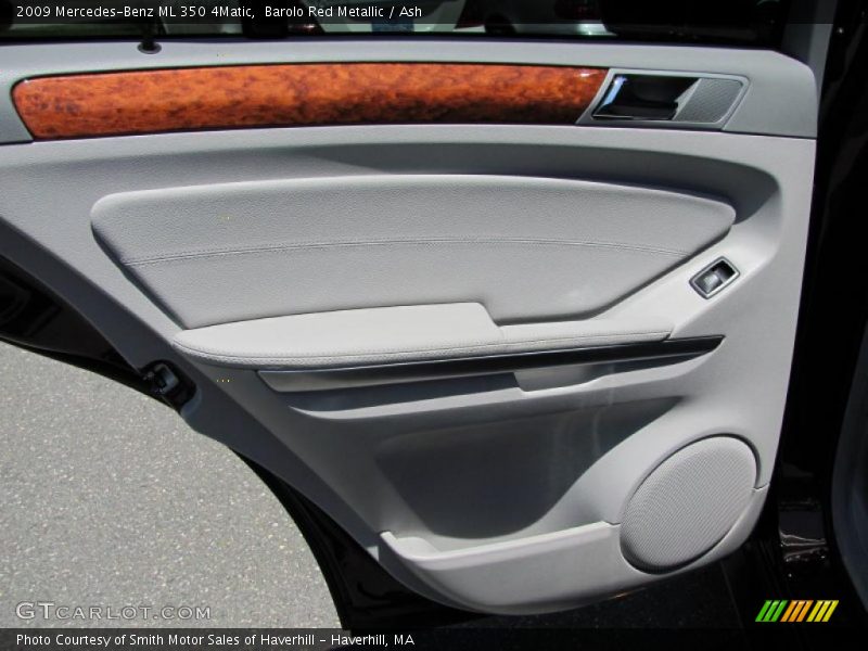Barolo Red Metallic / Ash 2009 Mercedes-Benz ML 350 4Matic