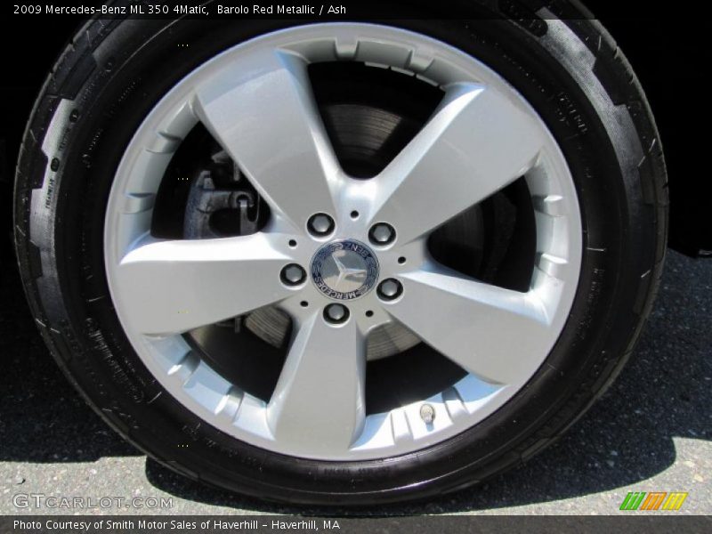 Barolo Red Metallic / Ash 2009 Mercedes-Benz ML 350 4Matic
