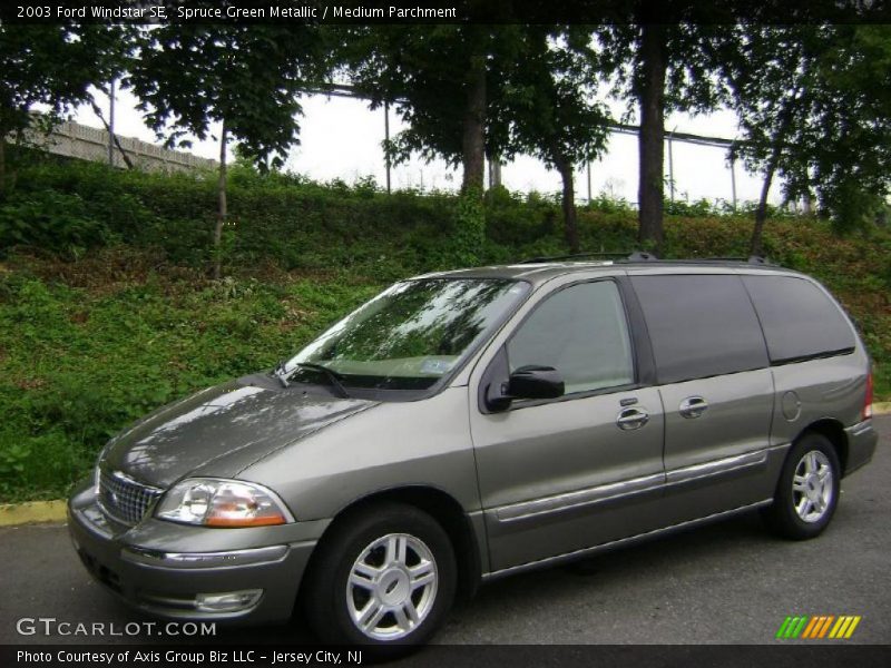 Spruce Green Metallic / Medium Parchment 2003 Ford Windstar SE