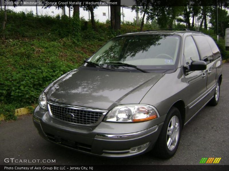 Spruce Green Metallic / Medium Parchment 2003 Ford Windstar SE