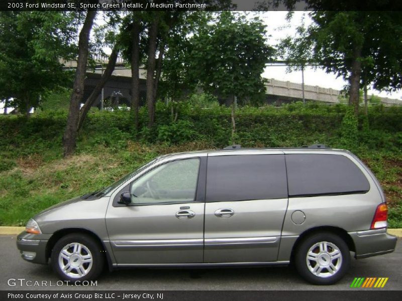 Spruce Green Metallic / Medium Parchment 2003 Ford Windstar SE