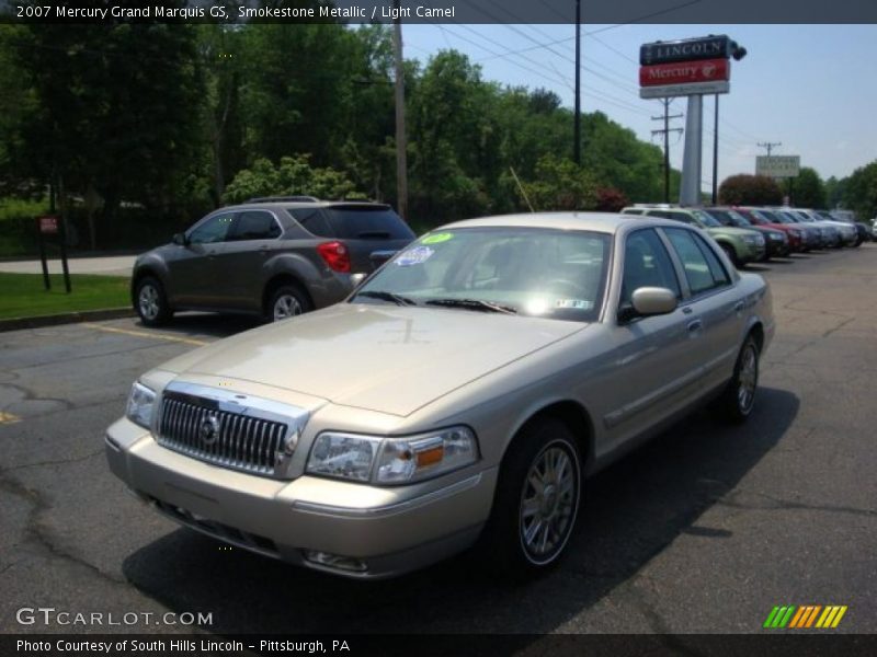 Smokestone Metallic / Light Camel 2007 Mercury Grand Marquis GS