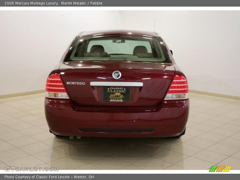 Merlot Metallic / Pebble 2006 Mercury Montego Luxury