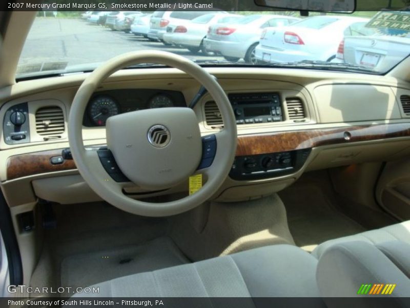 Smokestone Metallic / Light Camel 2007 Mercury Grand Marquis GS
