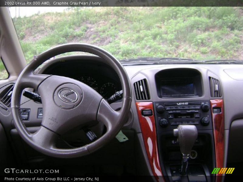 Graphite Gray Pearl / Ivory 2002 Lexus RX 300 AWD
