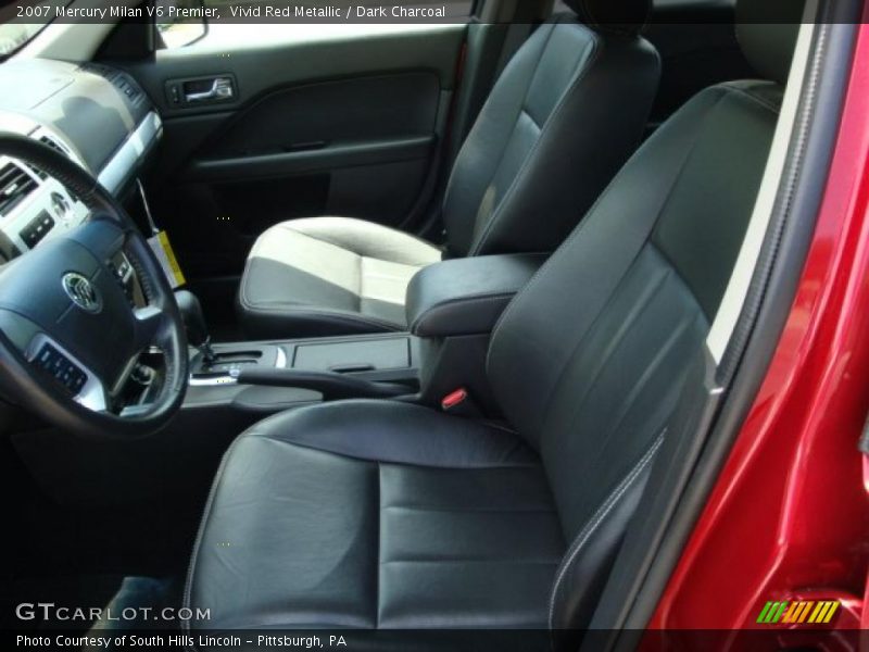 Vivid Red Metallic / Dark Charcoal 2007 Mercury Milan V6 Premier