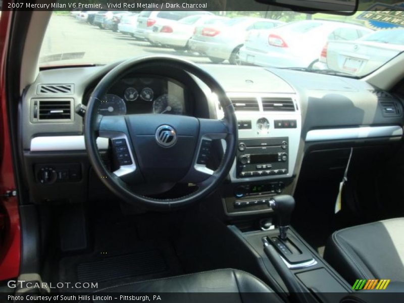 Vivid Red Metallic / Dark Charcoal 2007 Mercury Milan V6 Premier
